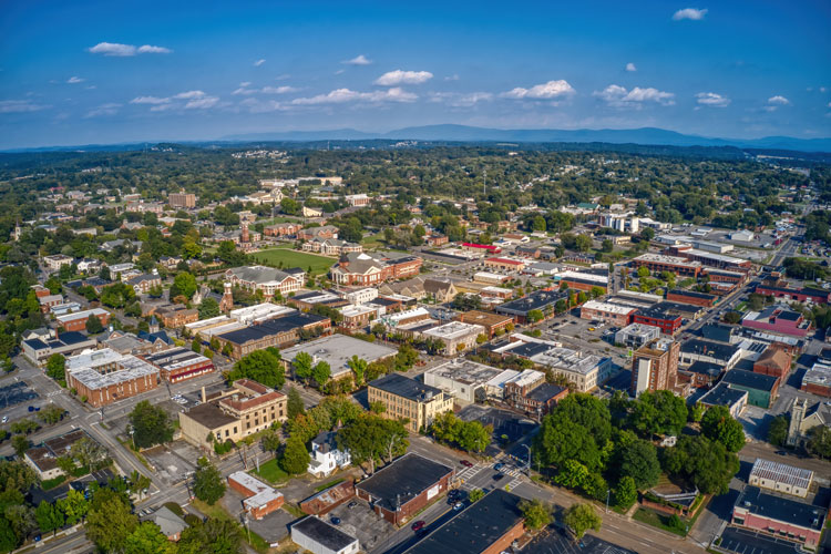 Picture of downtown Cleveland, Tennessee